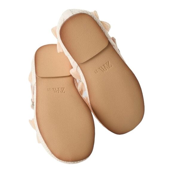ZARA Kids | Pink | BUTTERFLY BALLET FLATS - Picture 4 of 5